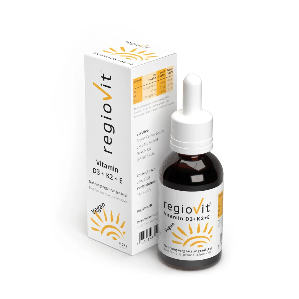 RegioVit® Vitamin  D3+K2+E-Tropfen - Expert-Center Gesundheit und Wohlbefinden GmbH