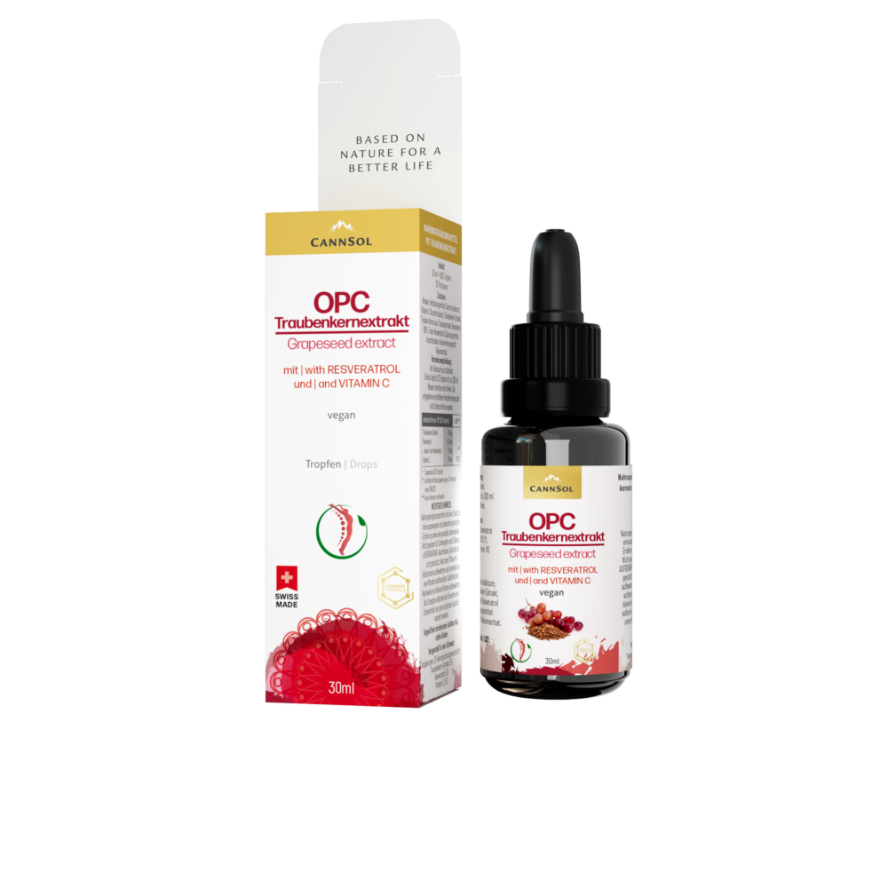 Cannsol OPC Traubenkernextrakt mit Resveratrol u. Vit. C - Bild 1 - Expert-Center Gesundheit und Wohlbefinden GmbH